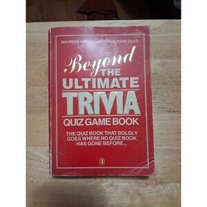 Beyond the Ultimate Trivia Quiz Game Book Paperback Book Used